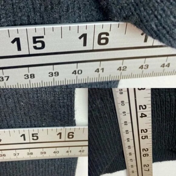 Rebecca Minkoff Cashmere Blend Knit Fringe Star Sweater Black Western Size XS - Picture 7 of 13